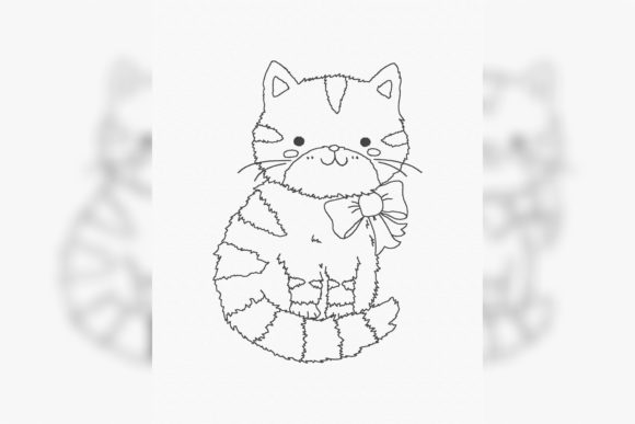 Cartoon Cat Line Art Review