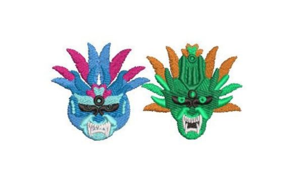 Dominican Carnival Figures