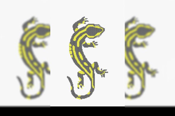 Fire Salamander Embroidery