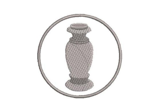 Granite Vase Embroidery Design