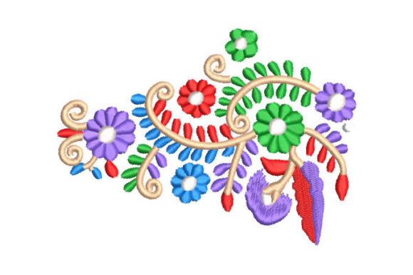 Hungarian Flowers Embroidery Design