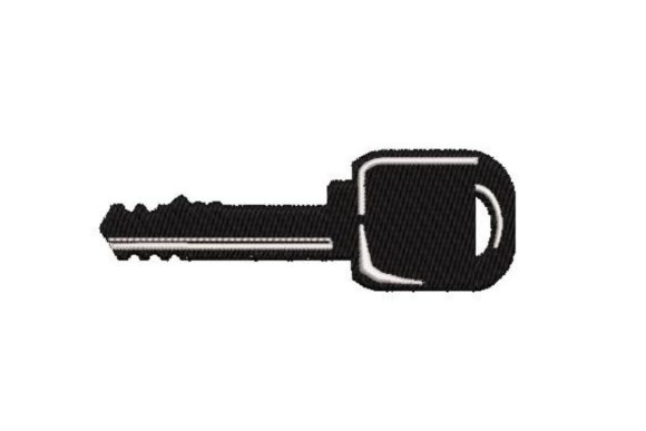 Key Silhouette: Seasonal Embroidery Design