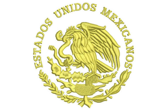 Review: Mexico Eagle Shield Embroidery